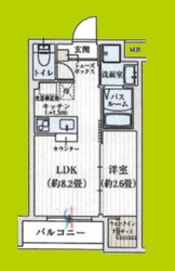 リアコート上新庄の物件間取画像